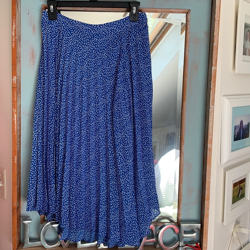 Polka dot mini skirt